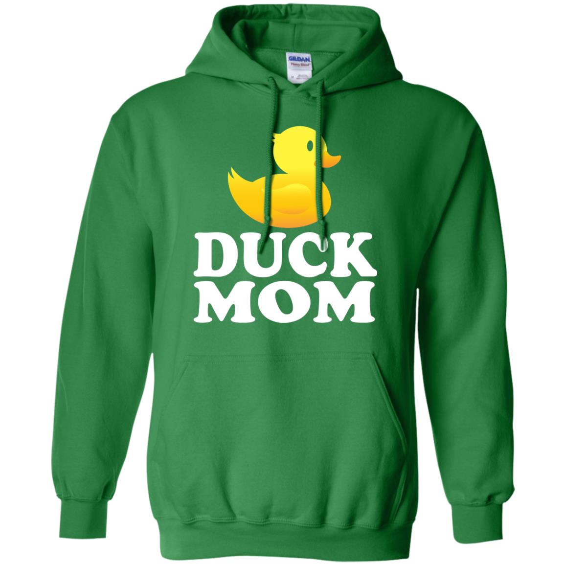 Duck Mom Funny Bird Lover T-shirt Irish Green