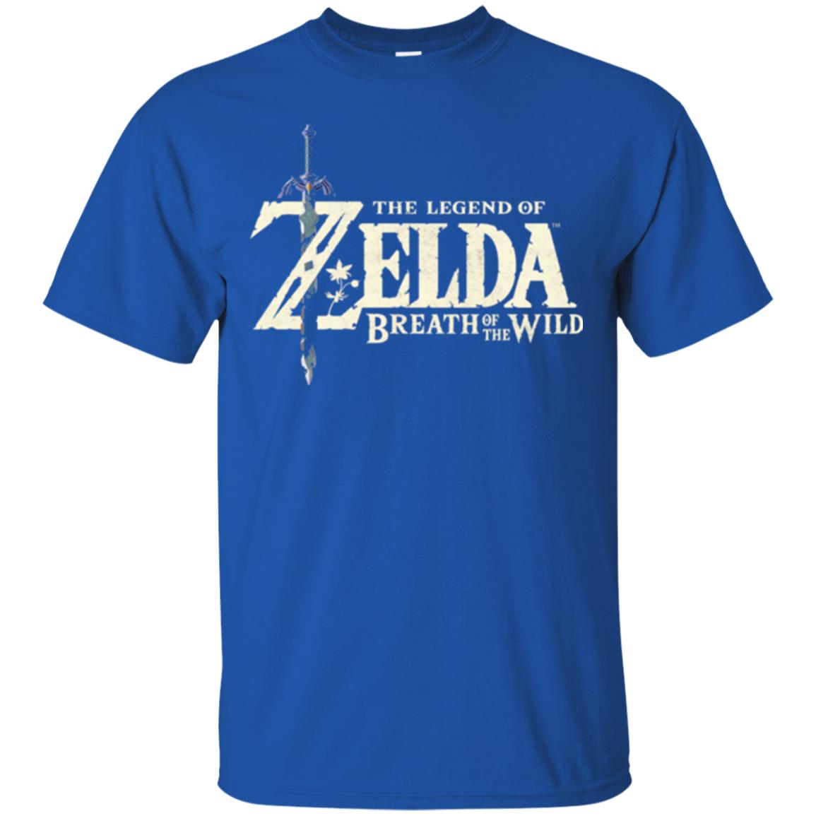 Game T-shirt Nintendo Zelda Breath Of The Wild Royal