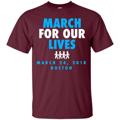 March For Our Lives March 24 2018 Boston Ma Gun Controls Maroon