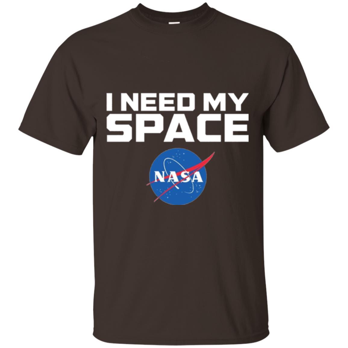 Nasa T-shirt I Need My Space Dark Chocolate