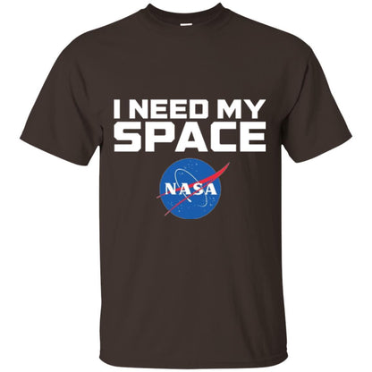 Nasa T-shirt I Need My Space Dark Chocolate