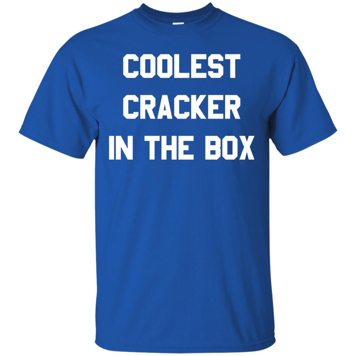 Coolest Cracker In The Box T-shirt Royal