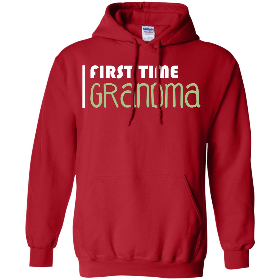 First Time Grandma Shirt Red