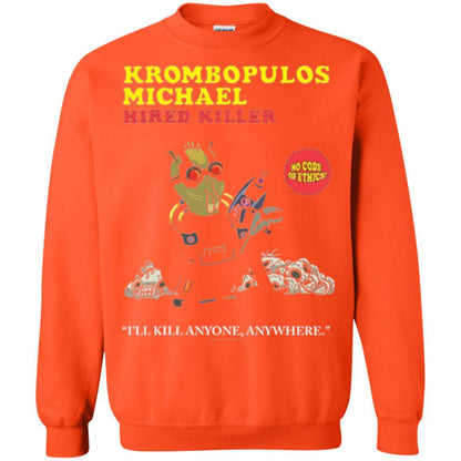 Film T-shirt Krombopulos Michael Hired Killer Orange