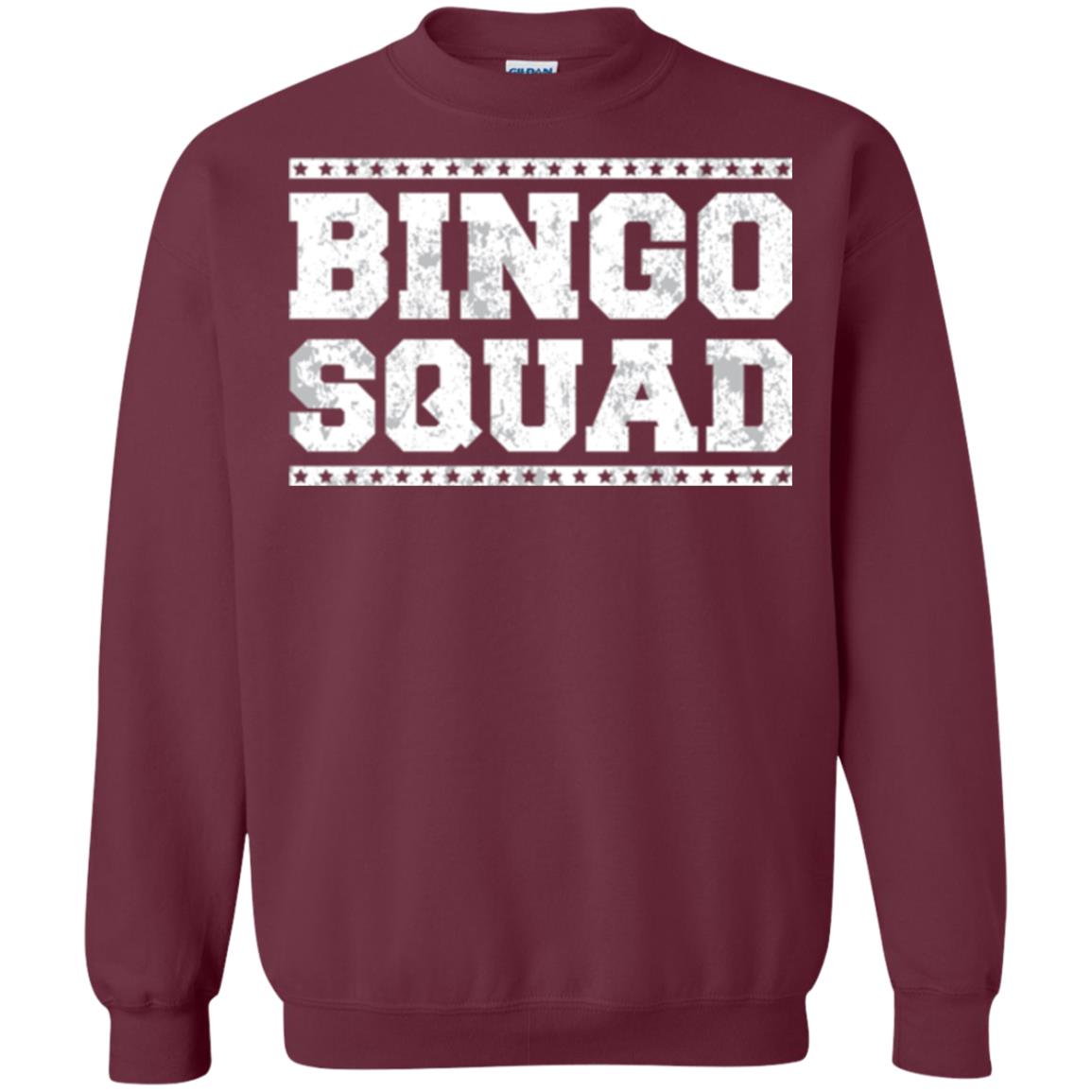 Bingo Squad Distressed Style Lucky Player T-shirt Maroon