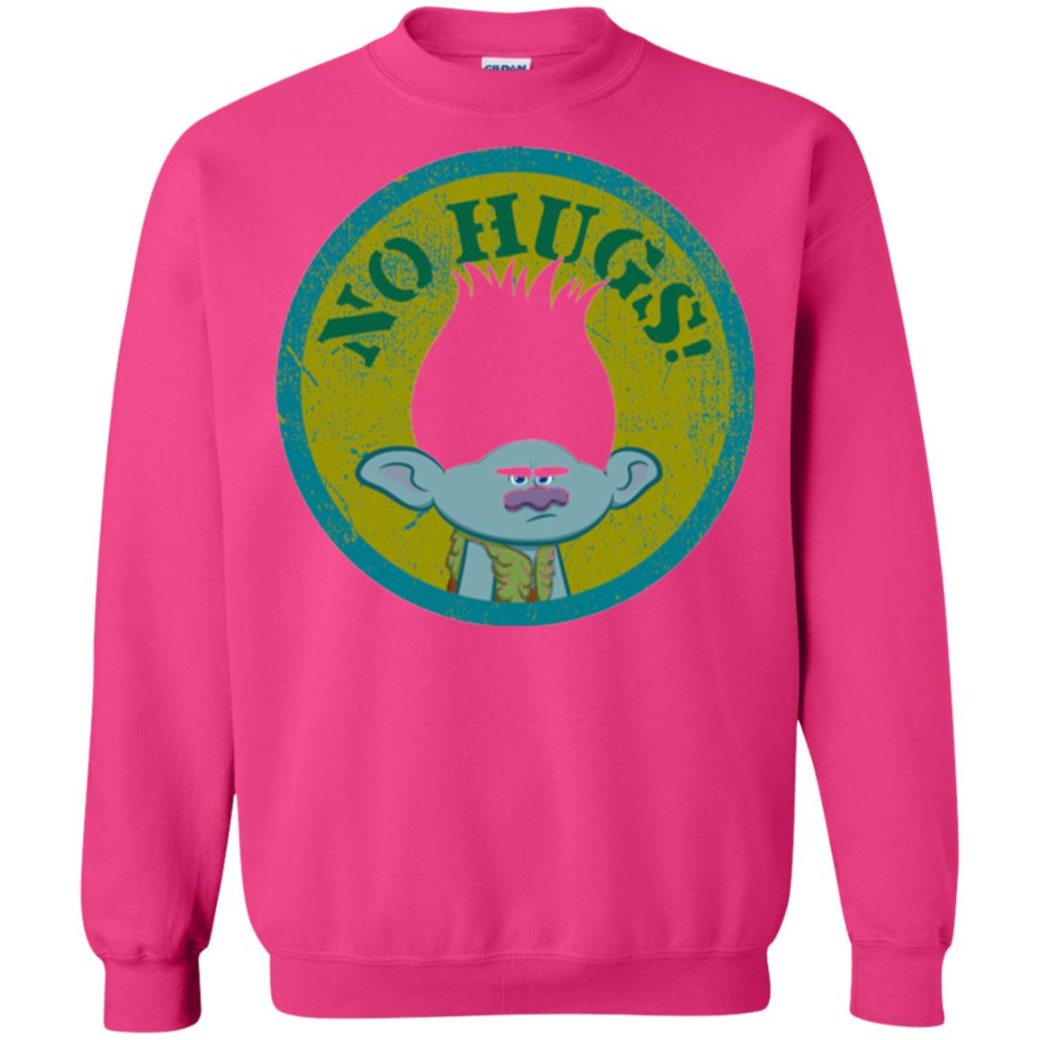 Dream Works_ Trolls No Hugs T-shirt Heliconia