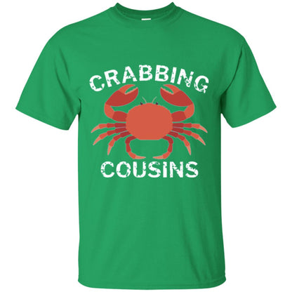 Fishing Lovers T-shirt Crabbing Cousins Irish Green