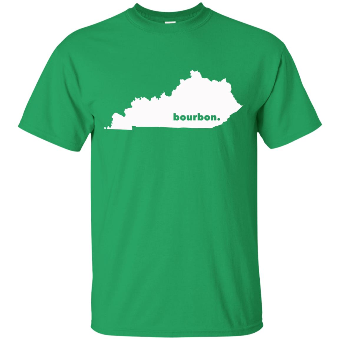 Kentucky T-shirt I Bourbon State Map Irish Green