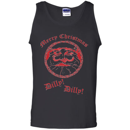 Christmas T-shirt Santa Merry Christmas Dilly Dilly Black