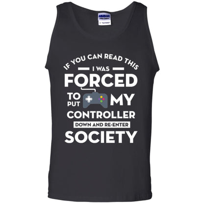 Gamer T-shirt If You Can Read This Black