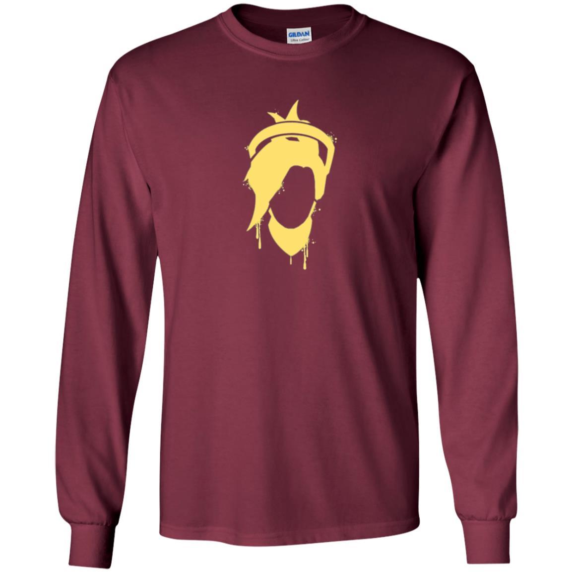 Overwatch Mercy Icon Spray T-Shirt Maroon