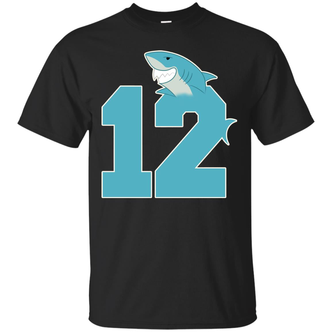 12th Birthday Shark Party ShirtG200 Gildan Ultra Cotton T-Shirt