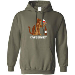 Cat Lovers T-shirt Catbernet Cat Wine