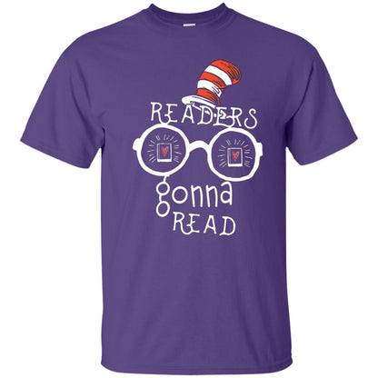 Readers Gonna Read Bookworm T-shirt Purple