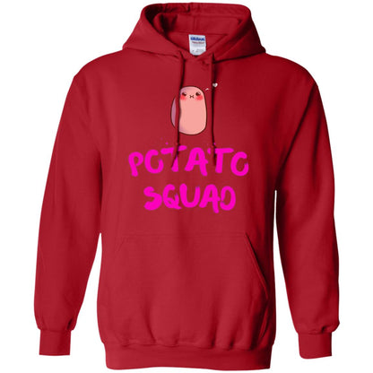 Cute Potato Squad T-shirt I Love Potato Red