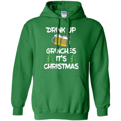 Beer Lovers T-shirt Drink Up Grinches It_s Christmas Irish Green