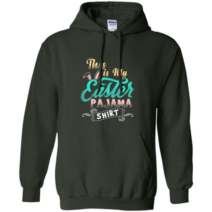 Easter T-shirt This Is Easter Pajama Shirt Forest Green