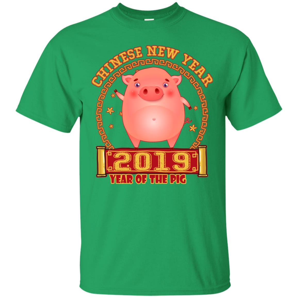 Chinese New Year Year 2019 Of The Pig Shirt Irish Green
