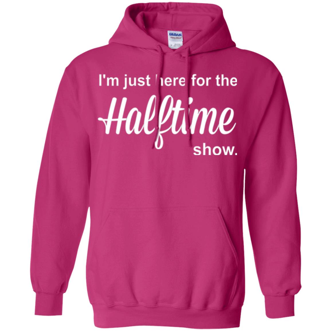 Marching Band T-shirt I_m Just Here For The Halftime Show Heliconia