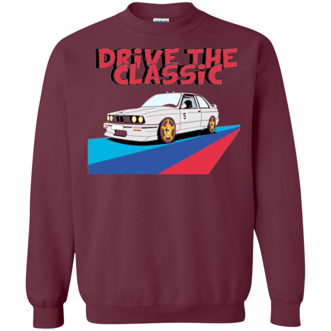 Classic Drive Vintage Collectors Bmw Lovers T-shirt Maroon