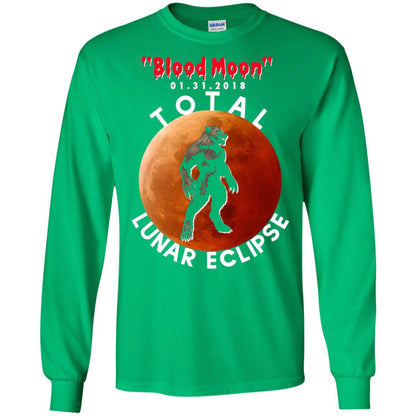 Best Total Lunar Eclipse Shirt 2018 - Blood Moon Werewolf T-shirt Irish Green