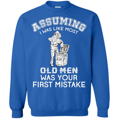 Assuming I Was Like Most Old Men Beekeeper T-shirt Royal