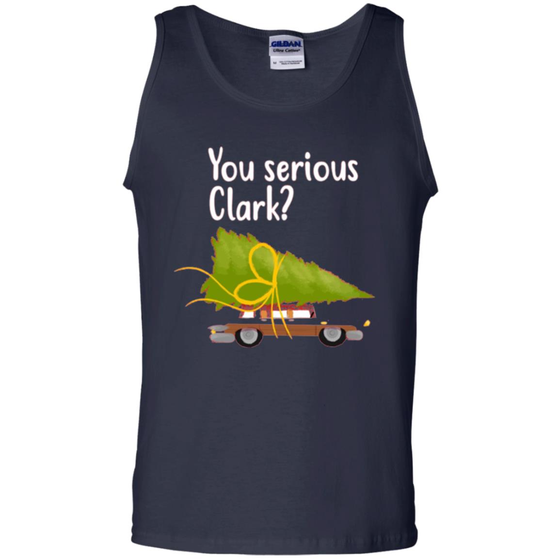 Christmas T-shirt You Serious Clark Navy