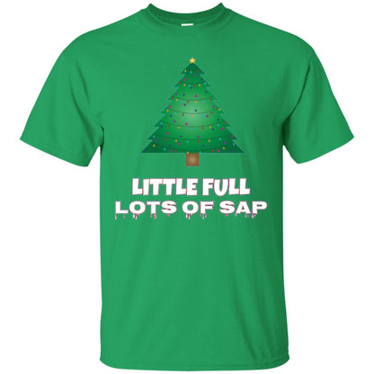 Christmas T-shirt Little Full Lots Of Sap Irish Green