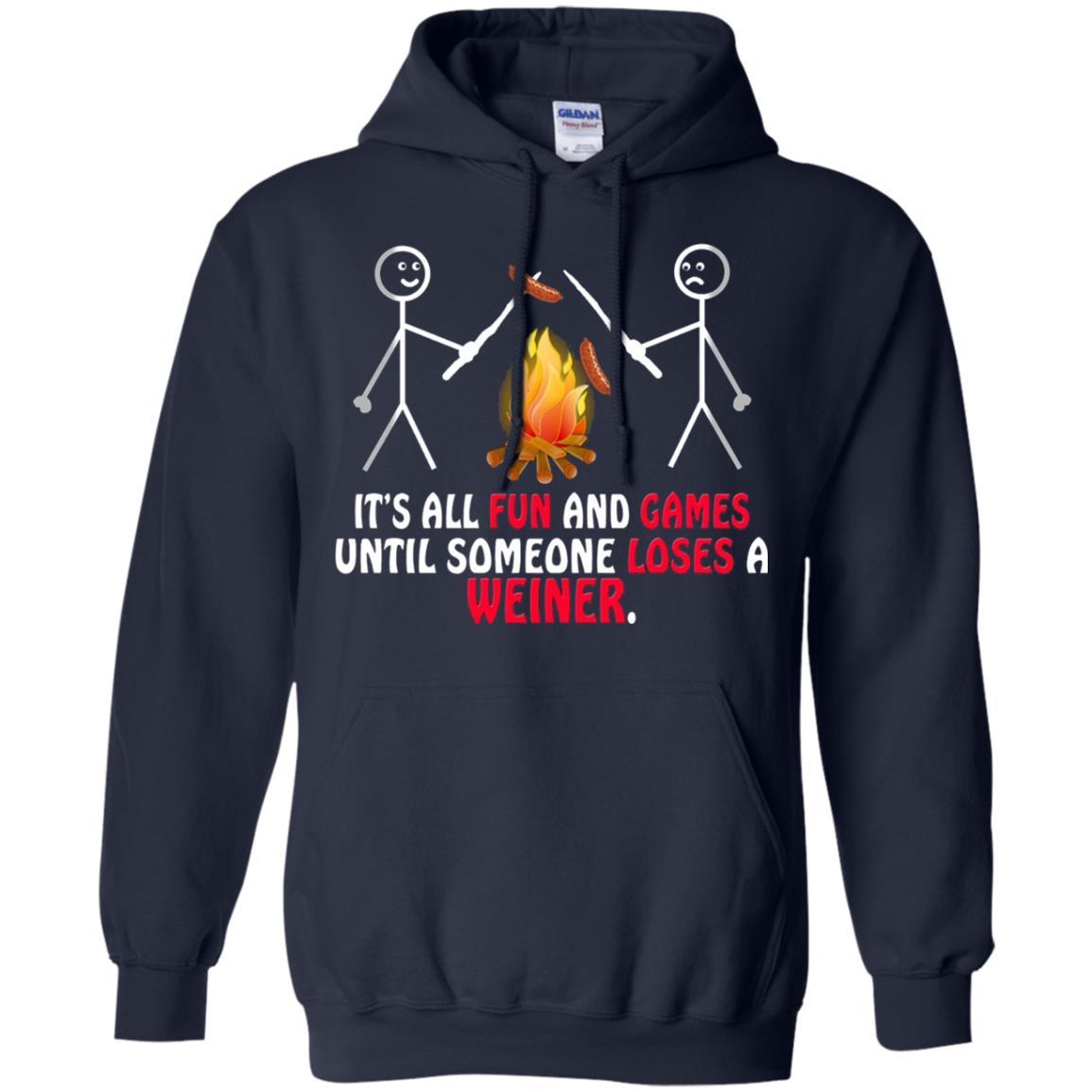 Camper T-shirt It's All Fun And Games Navy