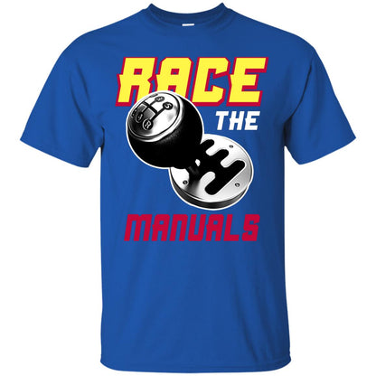 Race The Manuals Racing Shirt Royal