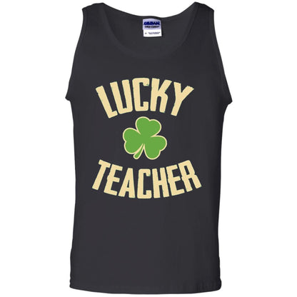 Lucky Teacher Shirt St. Patrick_s Day T-shirt Black