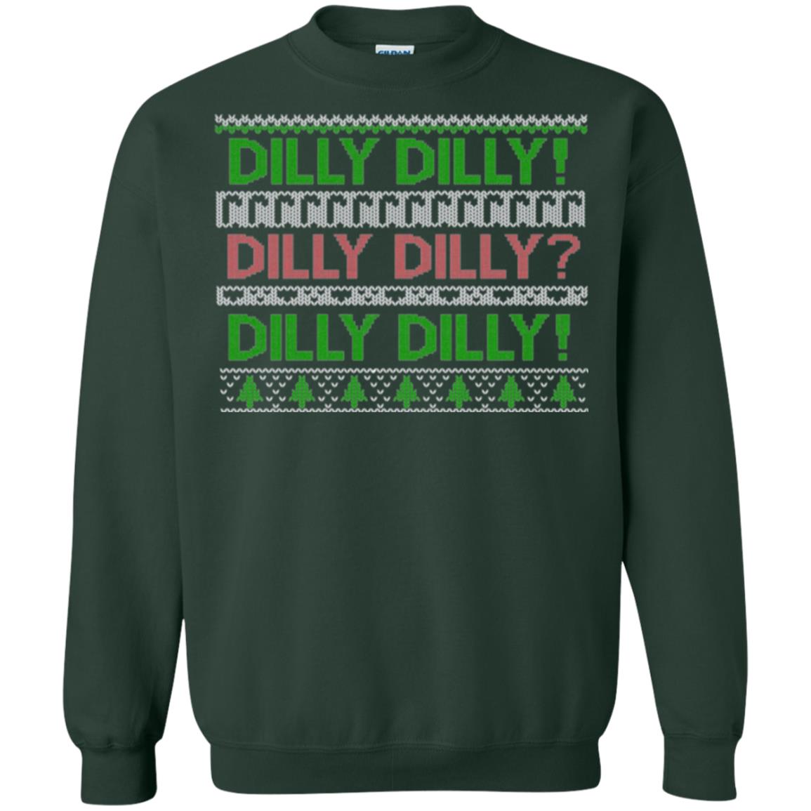 Christmas T-shirt Dilly Dilly Forest Green