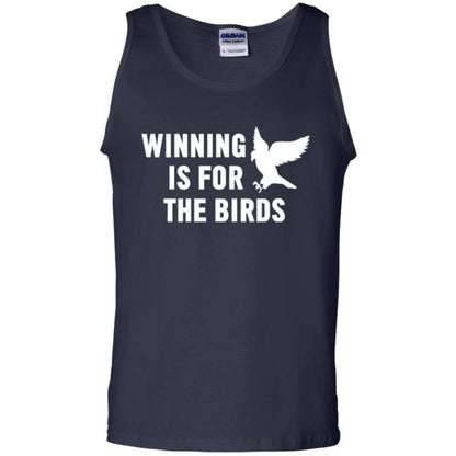 Winning Is For The Birds Eagle Mascot T-shirt Navy