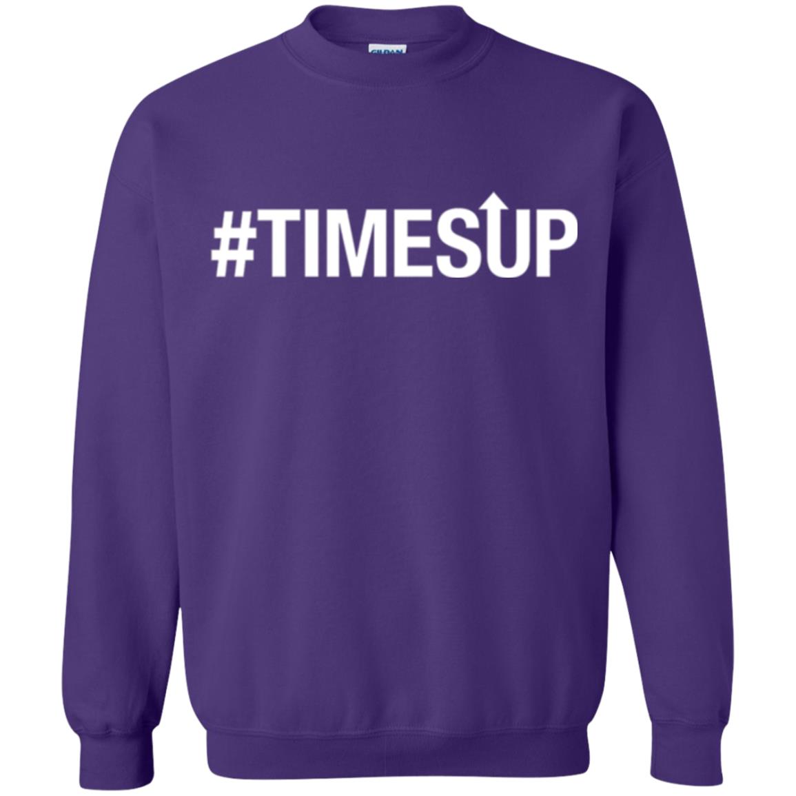 Feminist Movement T-shirt Time_s Up Purple