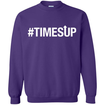 Feminist Movement T-shirt Time_s Up Purple