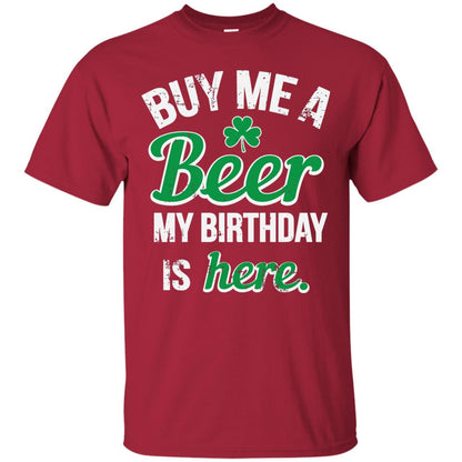 Buy Me A Beer Saint Patricks Day T-shirt Cardinal