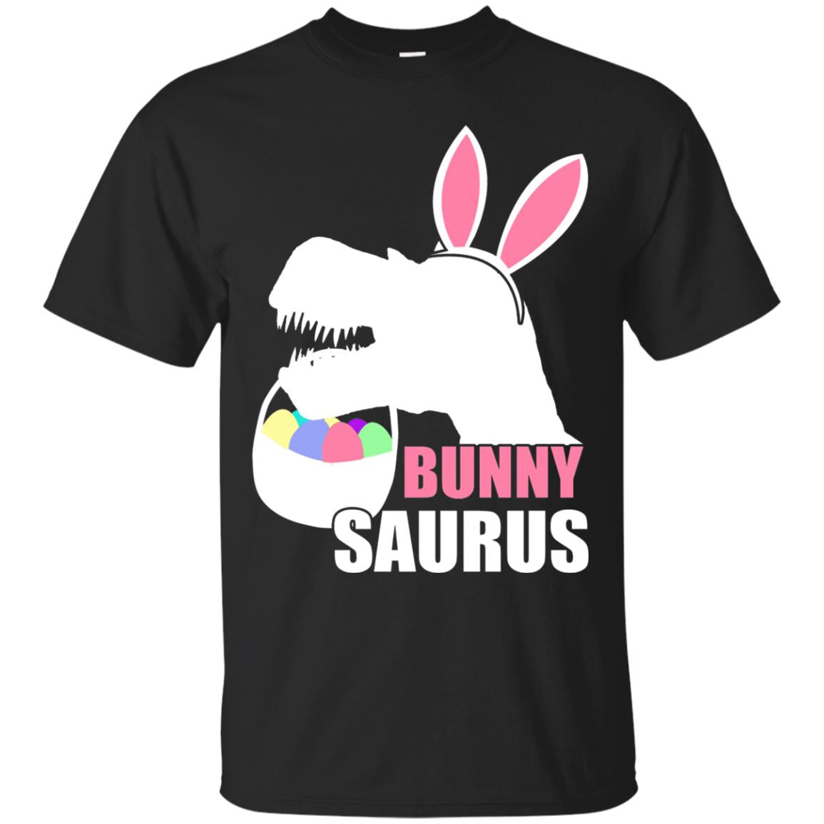 Bunnysaurus Easter Dinosaur Lover Shirt Black