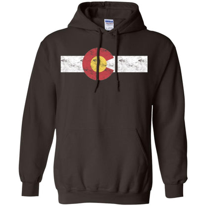 Colorado State Flag T-shirt Patriotic Colorado Day Dark Chocolate