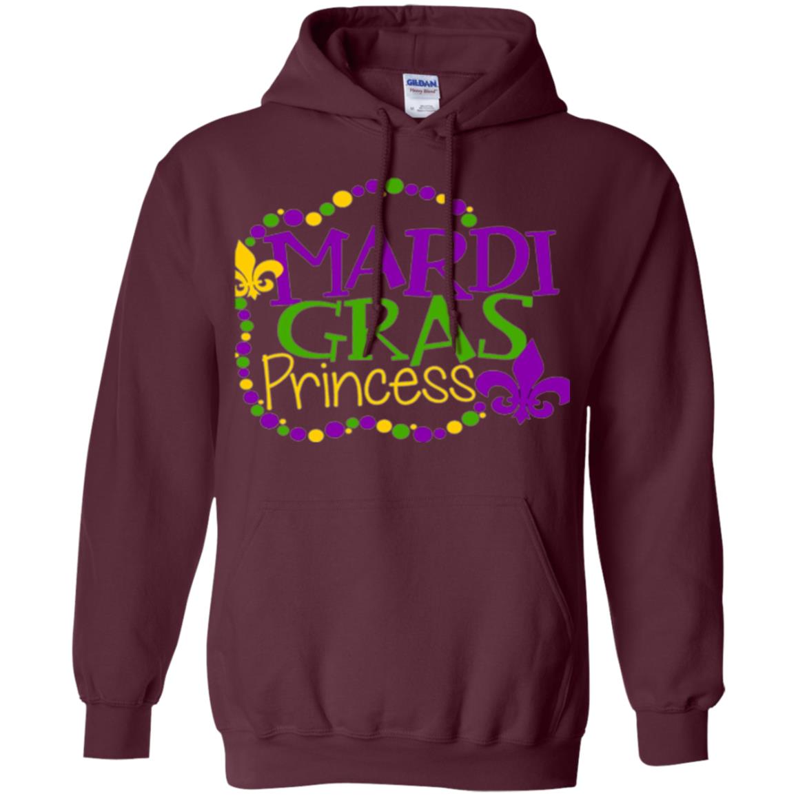 Mardi Gras Princess T-shirt Maroon
