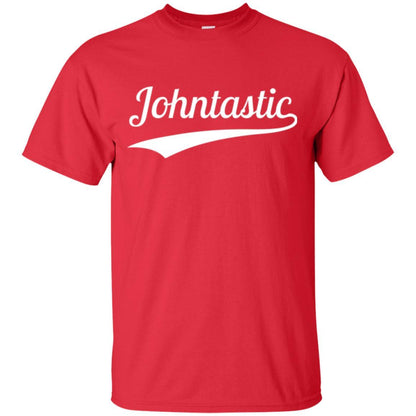 Funny John T-shirt Johntastic Red