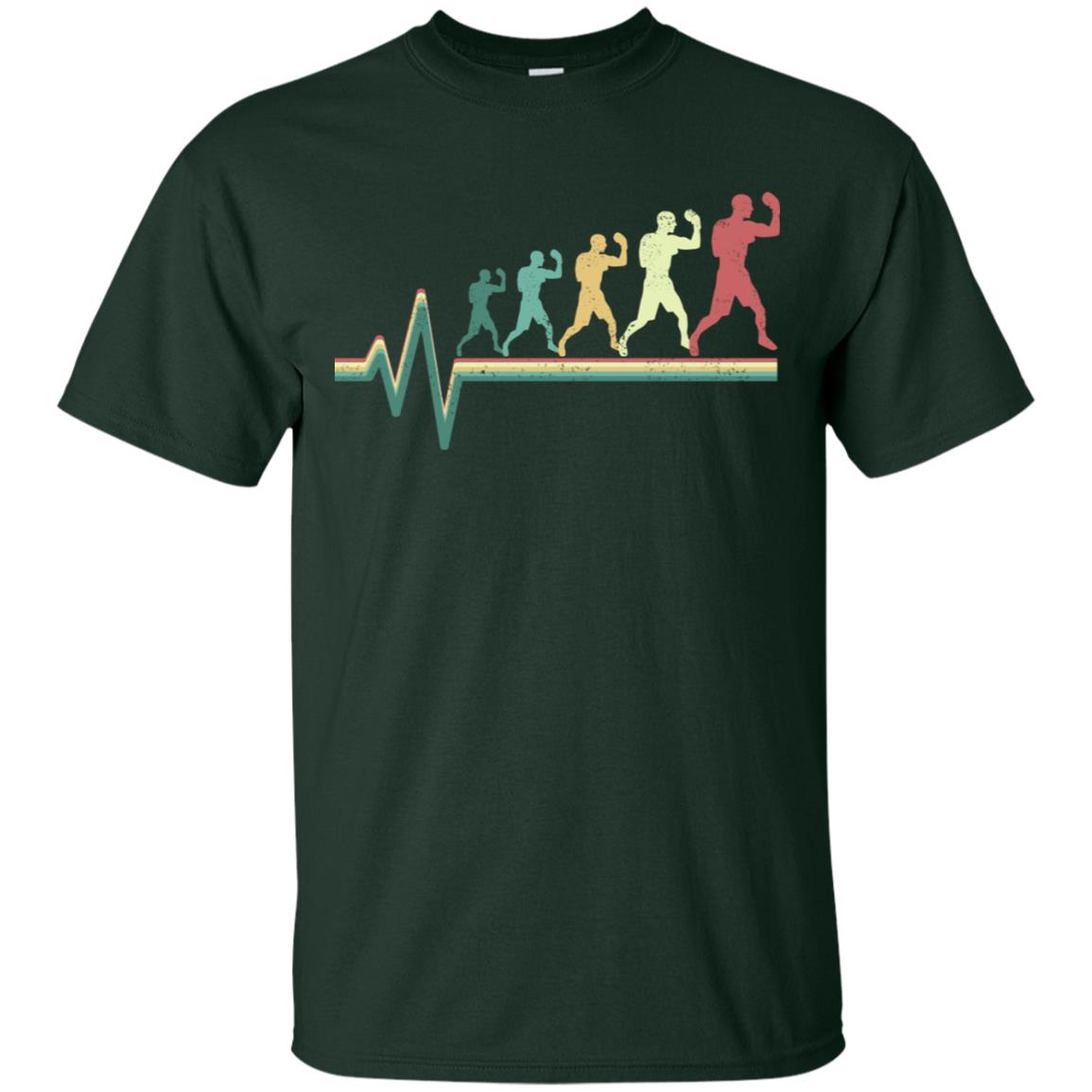 Boxing Heartbeat Boxer Gift Shirt Forest