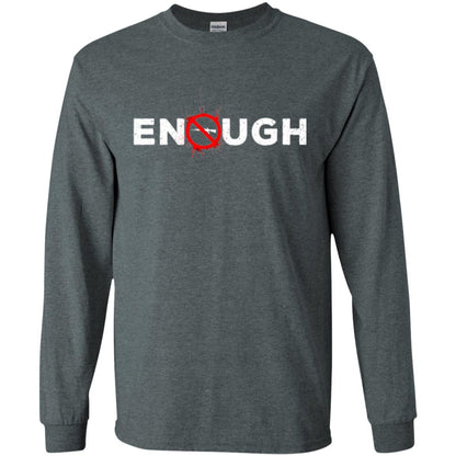 Enough - Gun Control Anti-gun T-shirt Dark Heather