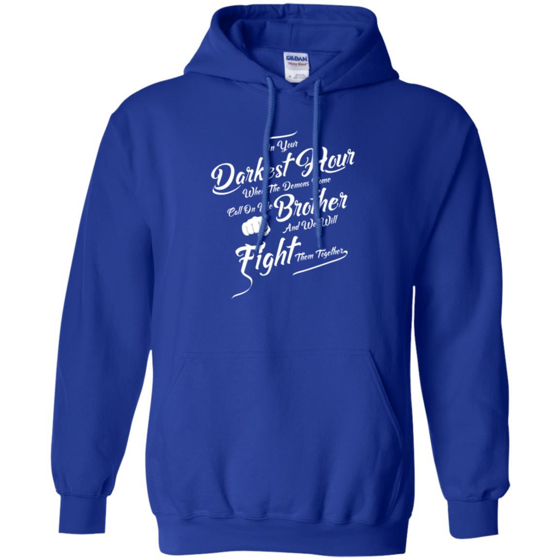 Family T-shirt In Your Darkest Hour Royal