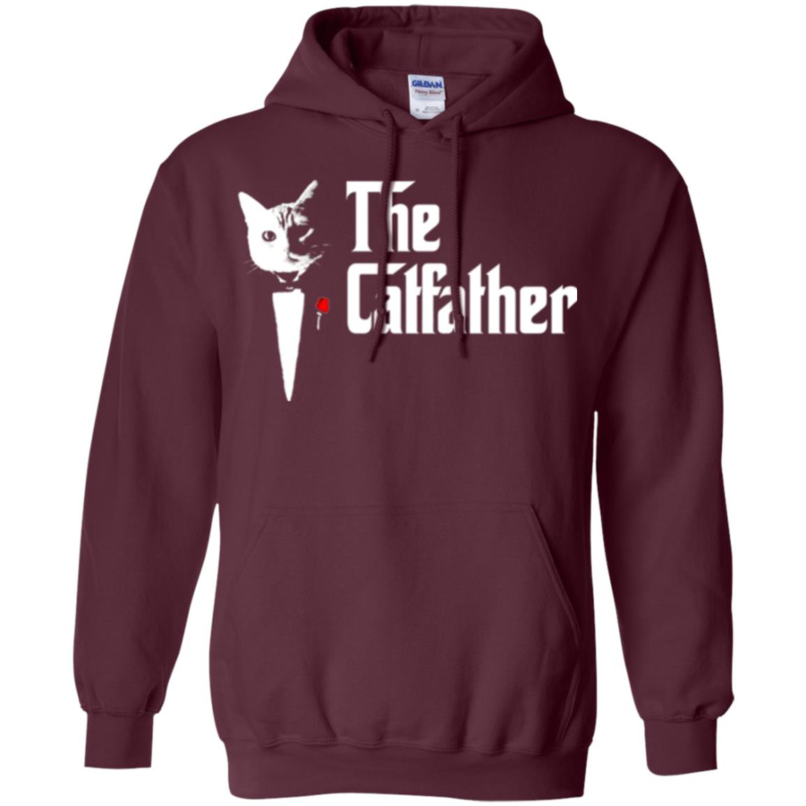 Daddy T-shirt The Catfather Maroon