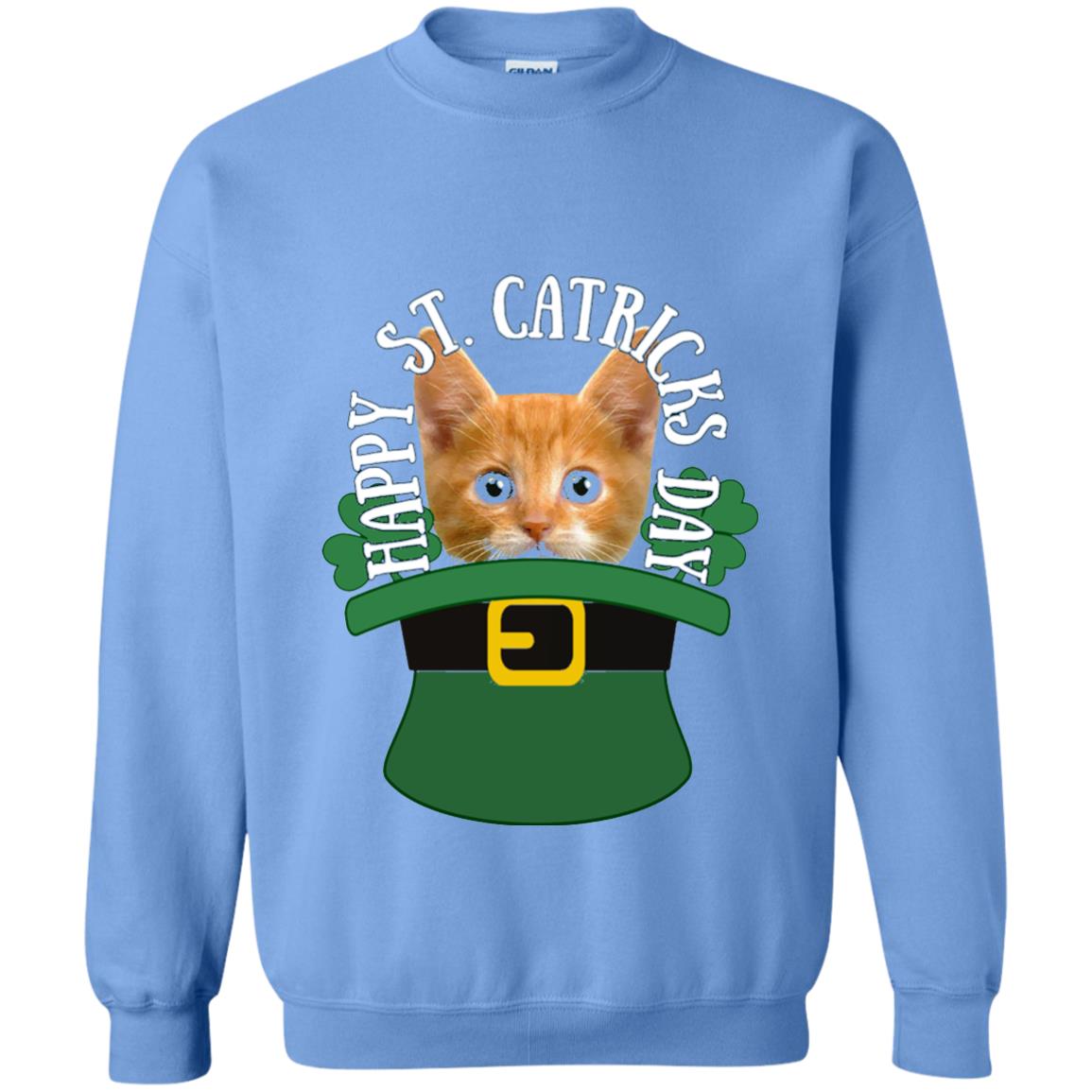 Happy Saint Patricks Day T-shirt Carolina Blue
