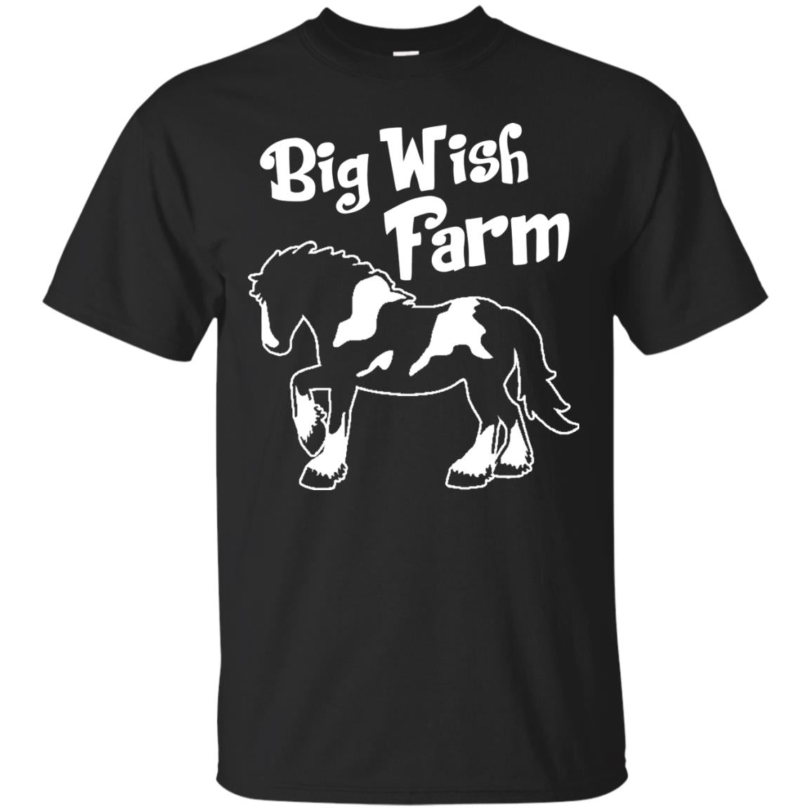 Big Wish Farm Horse Shirt Black