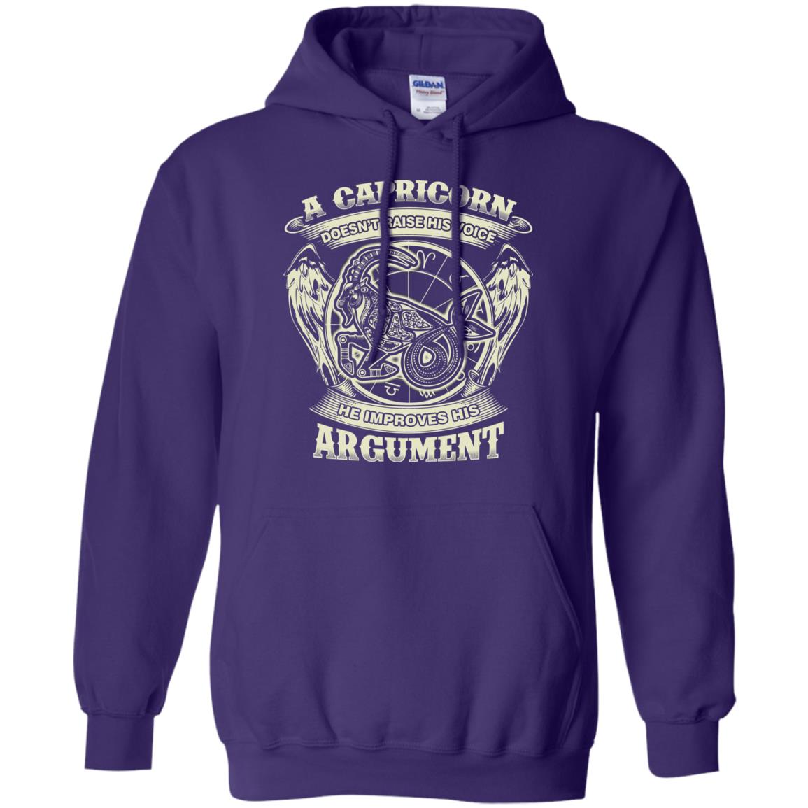 Capricorn Dosent Raise His Voice He Improve His Argument Purple