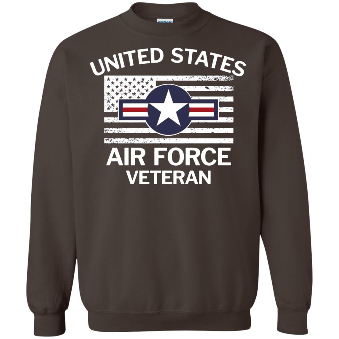 United States Air Force Veteran T-shirt Dark Chocolate