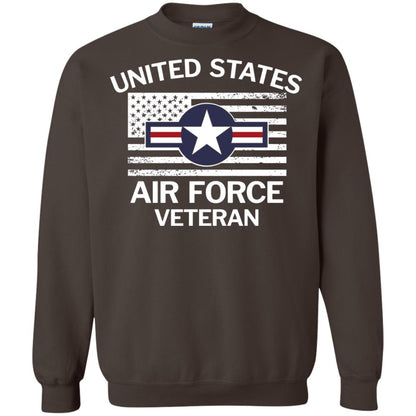 United States Air Force Veteran T-shirt Dark Chocolate