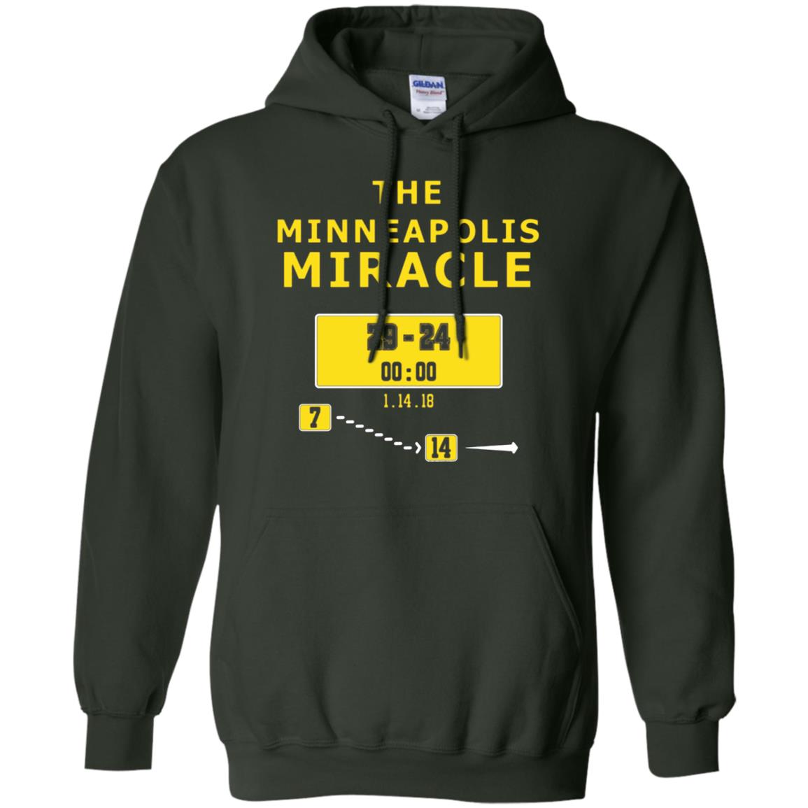 Football Lover T-shirt The Minneapolis Miracle Forest Green